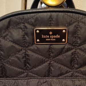 Kate Spade Quilted Black Backpack